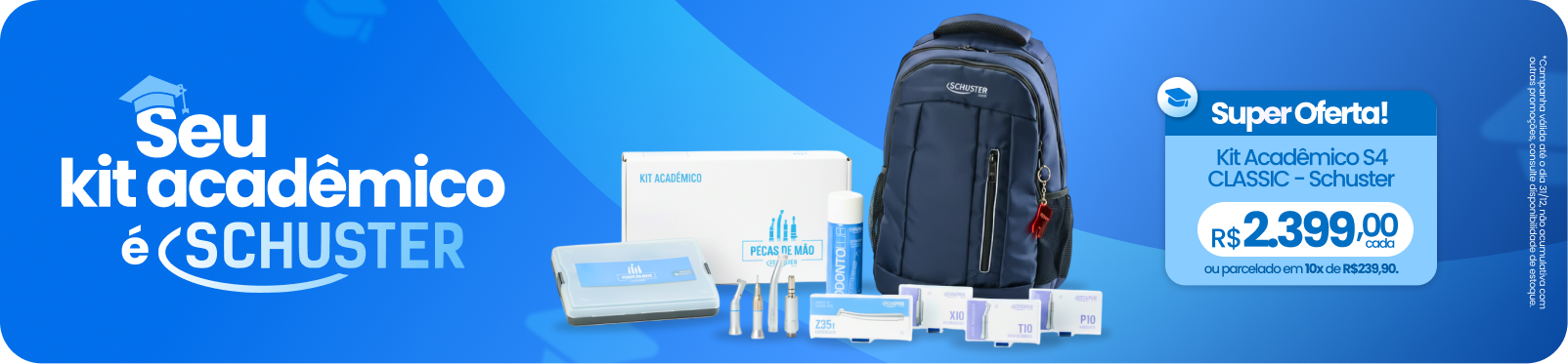 kit academico com desconto