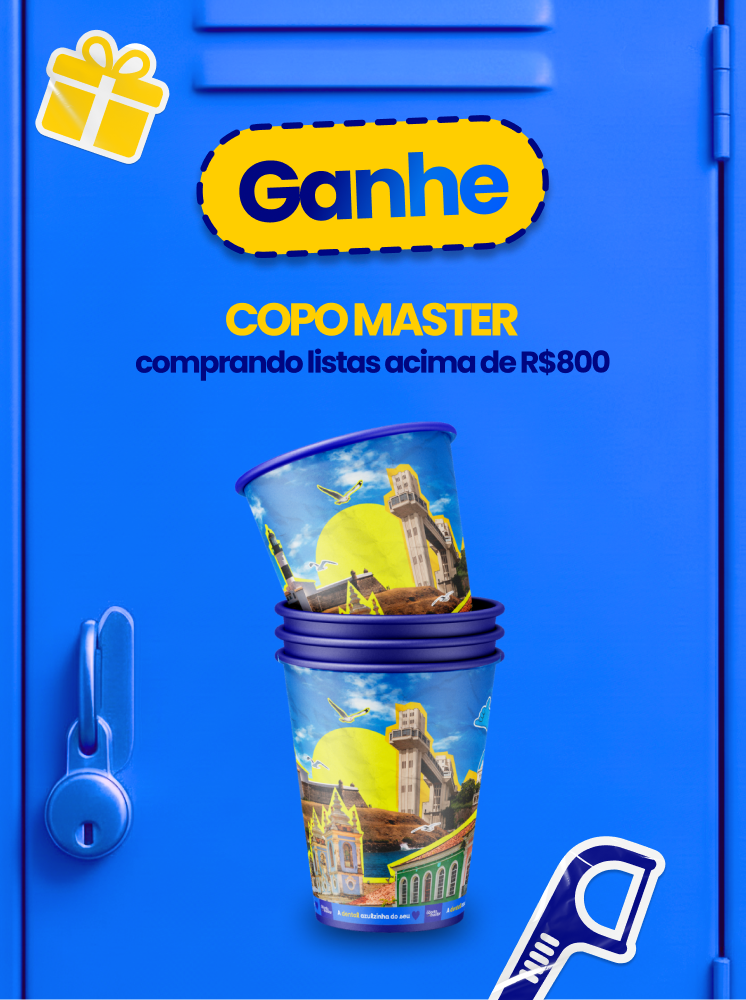 comprando acima de 800 ganhe copo master