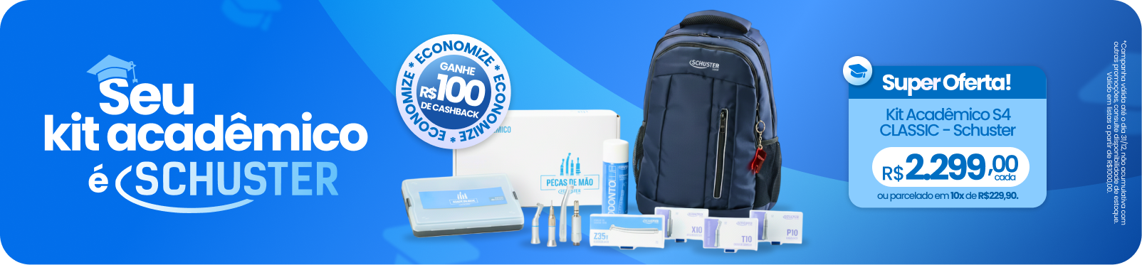 kit academico com desconto