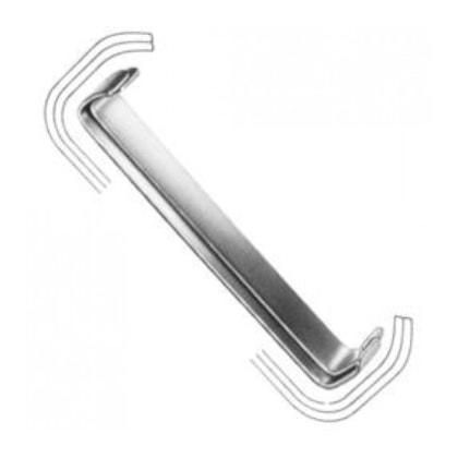 Afastador Farabeuf Inferior 10MM-12CM Par - QUINELATO Afastador Farabeuf Inferior 10MM-12CM Par - QUINELATO