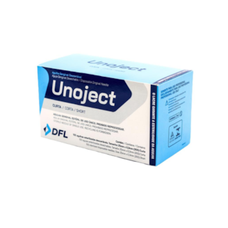 Agulha Gengival Curta Unoject - NOVA DFL Agulha Gengival Curta Unoject - NOVA DFL