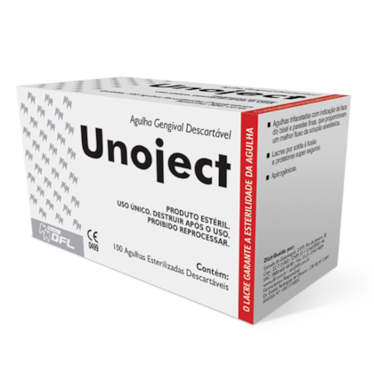 AGULHA GENGIVAL LONGA UNOJECT - NOVA DFL AGULHA GENGIVAL LONGA UNOJECT - NOVA DFL