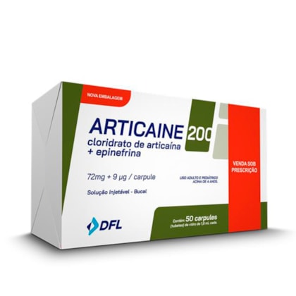 Anestésico Articaine 4% 1:100.000 - NOVA DFL Anestésico Articaine 4% 1:100.000 - NOVA DFL