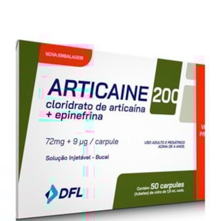 Anestésico Articaine 4% 1:100.000 - NOVA DFL