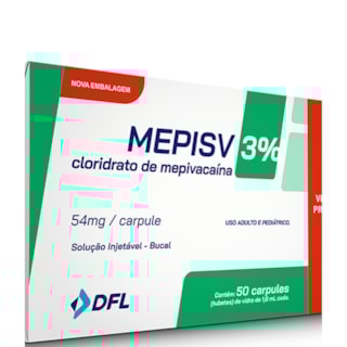 Anestésico Mepisv 3% - NOVA DFL