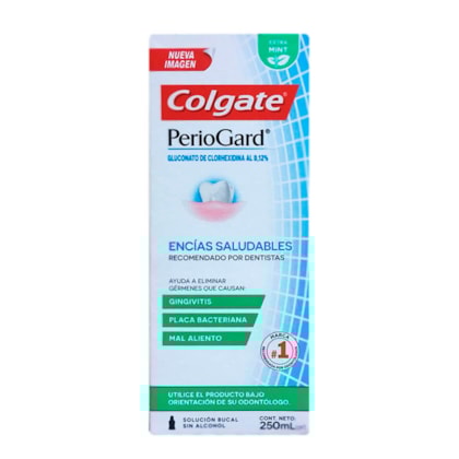 Antisséptico Bucal PerioGard 0,12% Sem Álcool - COLGATE Antisséptico Bucal PerioGard 0,12% Sem Álcool - COLGATE