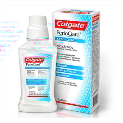 Antisséptico Bucal Periogard 0,12% Sem Álcool - COLGATE Antisséptico Bucal Periogard 0,12% Sem Álcool - COLGATE