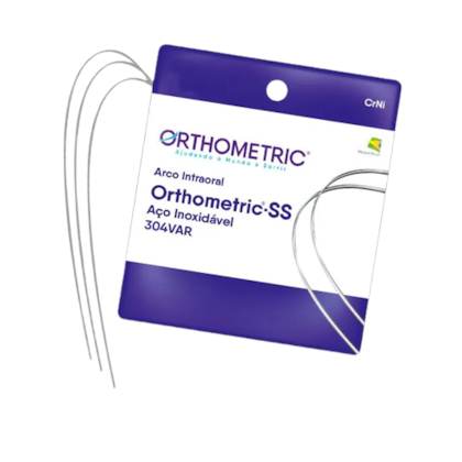 Arco de Aço Retangular Clínico - Orthometric Arco de Aço Retangular Clínico - Orthometric