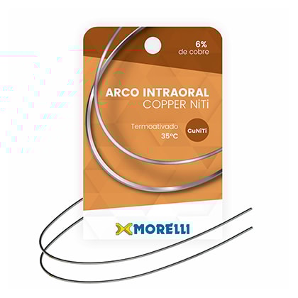 Arco NiTi Copper 35°C Retangular - MORELLI