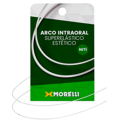 Arco NiTi Estético Superelástico Retangular - MORELLI Arco NiTi Estético Superelástico Retangular - MORELLI