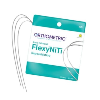 Arco NiTi Superelástico FlexyNiTi Quadrado- ORTHOMETRIC