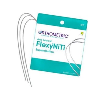 Arco NiTi Superelástico FlexyNiTi Retangular Clínica - Orthometric