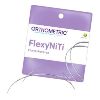 Arco NiTi Superelástico Redondo Curva Reversa - ORTHOMETRIC Arco NiTi Superelástico Redondo Curva Reversa - ORTHOMETRIC