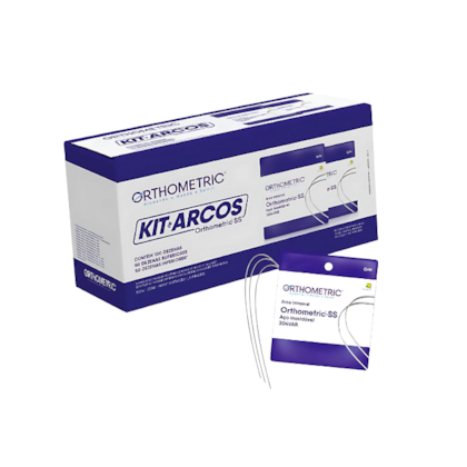 Arco Sequência Redondo + Retângulo Aço - ORTHOMETRIC Arco Sequência Redondo + Retângulo Aço - ORTHOMETRIC