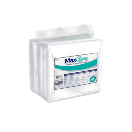Babador Impermeável Branco - Maxclean Babador Impermeável Branco - Maxclean