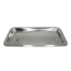Bandeja para Esterilização Inox Lisa Autoclavável 22x9x1,5cm - GOLGRAN Bandeja para Esterilização Inox Lisa Autoclavável 22x9x1,5cm - GOLGRAN