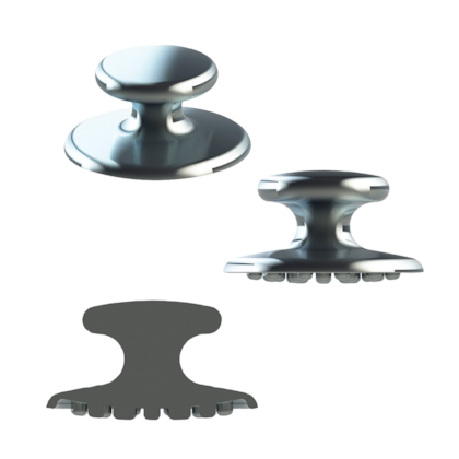 Botão Lingual Para Colagem Convexo - ORTHOMETRIC Botão Lingual Para Colagem Convexo - ORTHOMETRIC