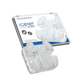 Bráquete Cerâmico Autoligado Iceram Total Glass Roth 0,022 - ORTHOMETRIC