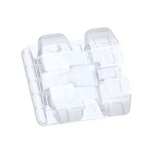 Bráquete Cerâmico Ice Clear Roth .022" - ORTHOMETRIC