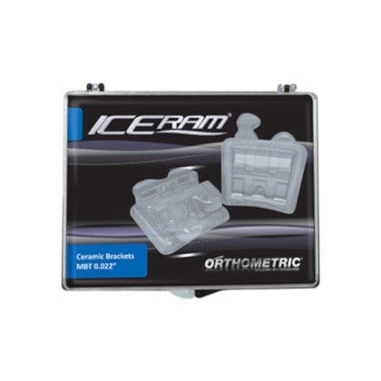 Bráquete Cerâmico Iceram MBT 022 - ORTHOMETRIC Bráquete Cerâmico Iceram MBT 022 - ORTHOMETRIC