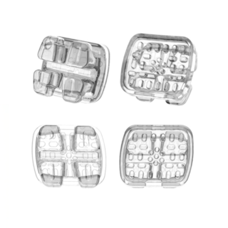 Bráquete Cerâmico Iceram-P Polycrystalline Roth 022 - ORTHOMETRIC