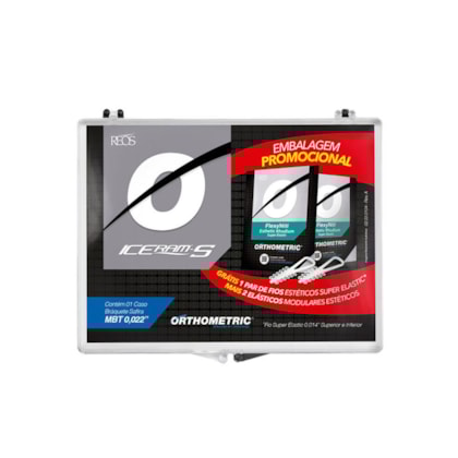 Bráquete Cerâmico Iceram-S MBT 022 - ORTHOMETRIC Bráquete Cerâmico Iceram-S MBT 022 - ORTHOMETRIC