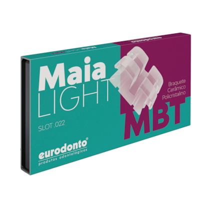 Bráquete Cerâmico Maia Light MBT 022 - EURODONTO Bráquete Cerâmico Maia Light MBT 022 - EURODONTO