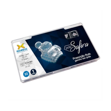 Bráquete Cerâmico PolySafira 022 - MORELLI Bráquete Cerâmico PolySafira 022 - MORELLI