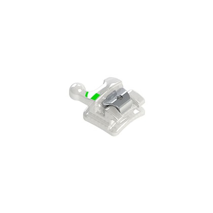 Bráquete Cerâmico Roth SLI (13) 9° Ângulo C/Gancho .022" - MORELLI Bráquete Cerâmico Roth SLI (13) 9° Ângulo C/Gancho .022" - MORELLI