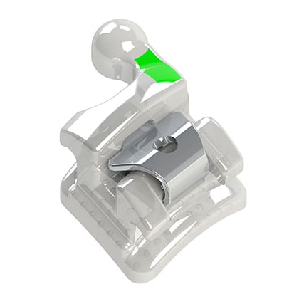 Bráquete Cerâmico Roth SLI (23) 9° Ângulo C/Gancho .022" - MORELLI Bráquete Cerâmico Roth SLI (23) 9° Ângulo C/Gancho .022" - MORELLI