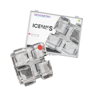 Bráquete Cerâmico Safira Iceram-S Roth 022 - ORTHOMETRIC