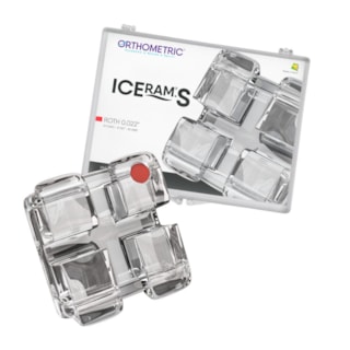 Bráquete Cerâmico Safira Iceram-S Roth 022 - ORTHOMETRIC Bráquete Cerâmico Safira Iceram-S Roth 022 - ORTHOMETRIC