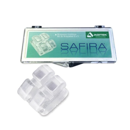 Bráquete Cerâmico Safira Roth 022 -  ADITEK Bráquete Cerâmico Safira Roth 022 -  ADITEK