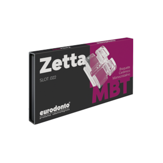 Bráquete Cerâmico Zetta MBT 022 - EURODONTO Bráquete Cerâmico Zetta MBT 022 - EURODONTO