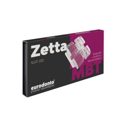 Bráquete Cerâmico Zetta MBT 022 - EURODONTO Bráquete Cerâmico Zetta MBT 022 - EURODONTO