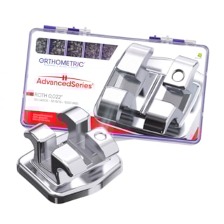 BRÁQUETE METÁLICO ADVANCED COM GANCHO - ORTHOMETRIC BRÁQUETE METÁLICO ADVANCED COM GANCHO - ORTHOMETRIC