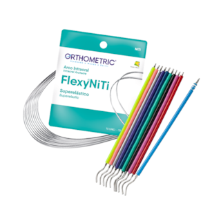 BRÁQUETE METÁLICO ADVANCED COM GANCHO ROTH 022 10 CASOS - ORTHOMETRIC