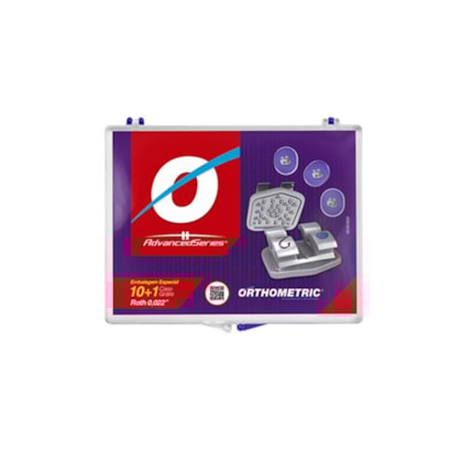 Bráquete Metálico Advanced com Gancho Roth 022 - ORTHOMETRIC Bráquete Metálico Advanced com Gancho Roth 022 - ORTHOMETRIC