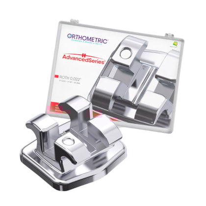 BRÁQUETE METÁLICO ADVANCED ROTH 022 - ORTHOMETRIC BRÁQUETE METÁLICO ADVANCED ROTH 022 - ORTHOMETRIC