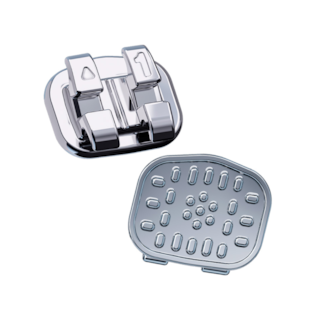 Bráquete Metálico Advanced Series C/Gancho MBT 022" 100 Casos - ORTHOMETRIC