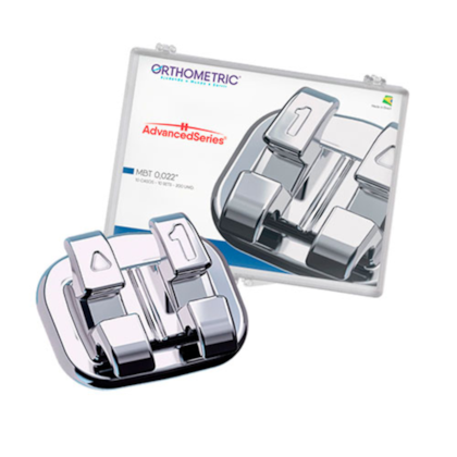 Bráquete Metálico Advanced Series MBT 022 10 Casos - ORTHOMETRIC Bráquete Metálico Advanced Series MBT 022 10 Casos - ORTHOMETRIC
