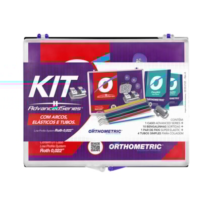 Bráquete Metálico Advanced Series Roth 022 - ORTHOMETRIC Bráquete Metálico Advanced Series Roth 022 - ORTHOMETRIC