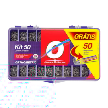 Bráquete Metálico Advanced Series Roth 022 - ORTHOMETRIC Bráquete Metálico Advanced Series Roth 022 - ORTHOMETRIC