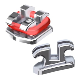 Bráquete Metálico Advanced Series Roth Sem Gancho 0,022" - ORTHOMETRIC