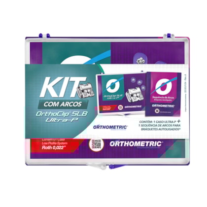 Bráquete Metálico Autoligado Orthoclip SLB Ultra-P Roth 022 - ORTHOMETRIC Bráquete Metálico Autoligado Orthoclip SLB Ultra-P Roth 022 - ORTHOMETRIC