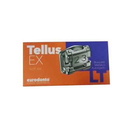 Bráquete Metálico Autoligado Tellus Ex Low 022 - EURODONTO Bráquete Metálico Autoligado Tellus Ex Low 022 - EURODONTO