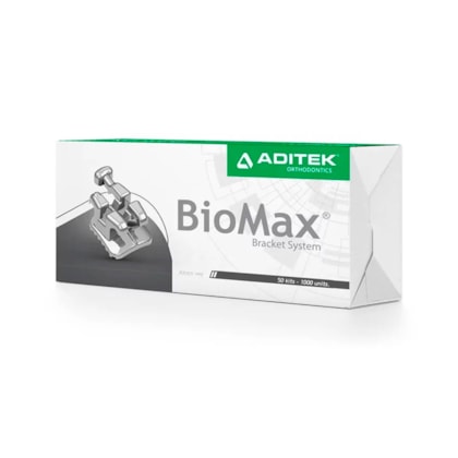 Bráquete Metálico Biomax com Gancho Roth 022 - ADITEK Bráquete Metálico Biomax com Gancho Roth 022 - ADITEK