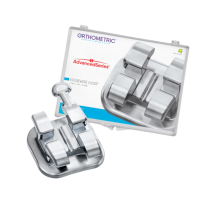 Bráquete Metálico Edgewise Advanced Series .022" 1 Caso - Orthometric Bráquete Metálico Edgewise Advanced Series .022" 1 Caso - Orthometric