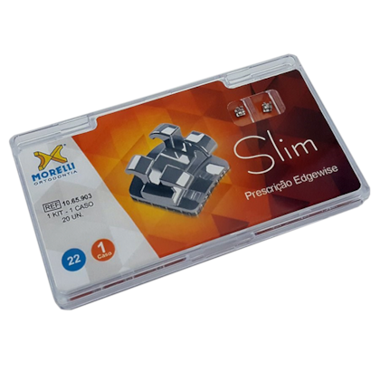 Bráquete Metálico Edgewise Slim Sem Gancho 022 10.65.903 - MORELLI Bráquete Metálico Edgewise Slim Sem Gancho 022 10.65.903 - MORELLI