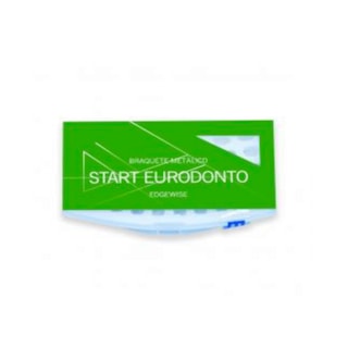 Bráquete Metálico Edgewise Start com Gancho 022 - EURODONTO Bráquete Metálico Edgewise Start com Gancho 022 - EURODONTO
